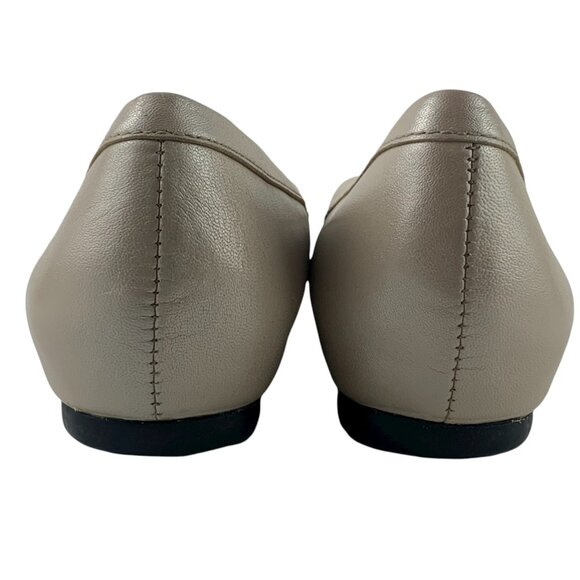 MUNRO Carrie Pearl Leather Yellow Embossed Vamp Loafers **NWOB - Picture 8 of 9